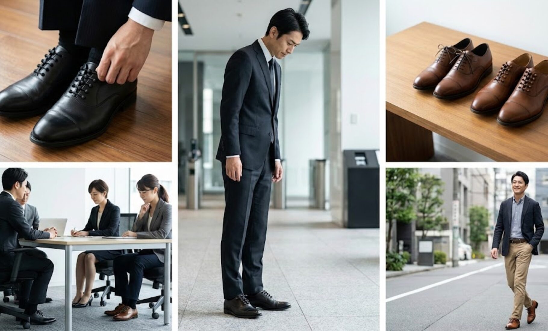 革靴 紐 結ば ない 方法