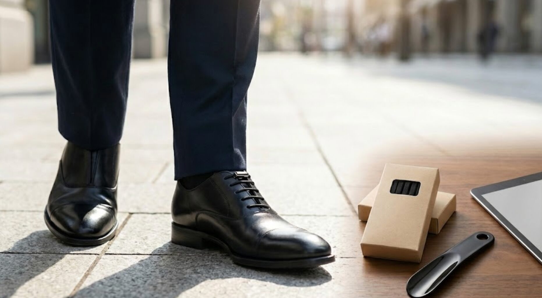 革靴 紐 結ば ない 方法