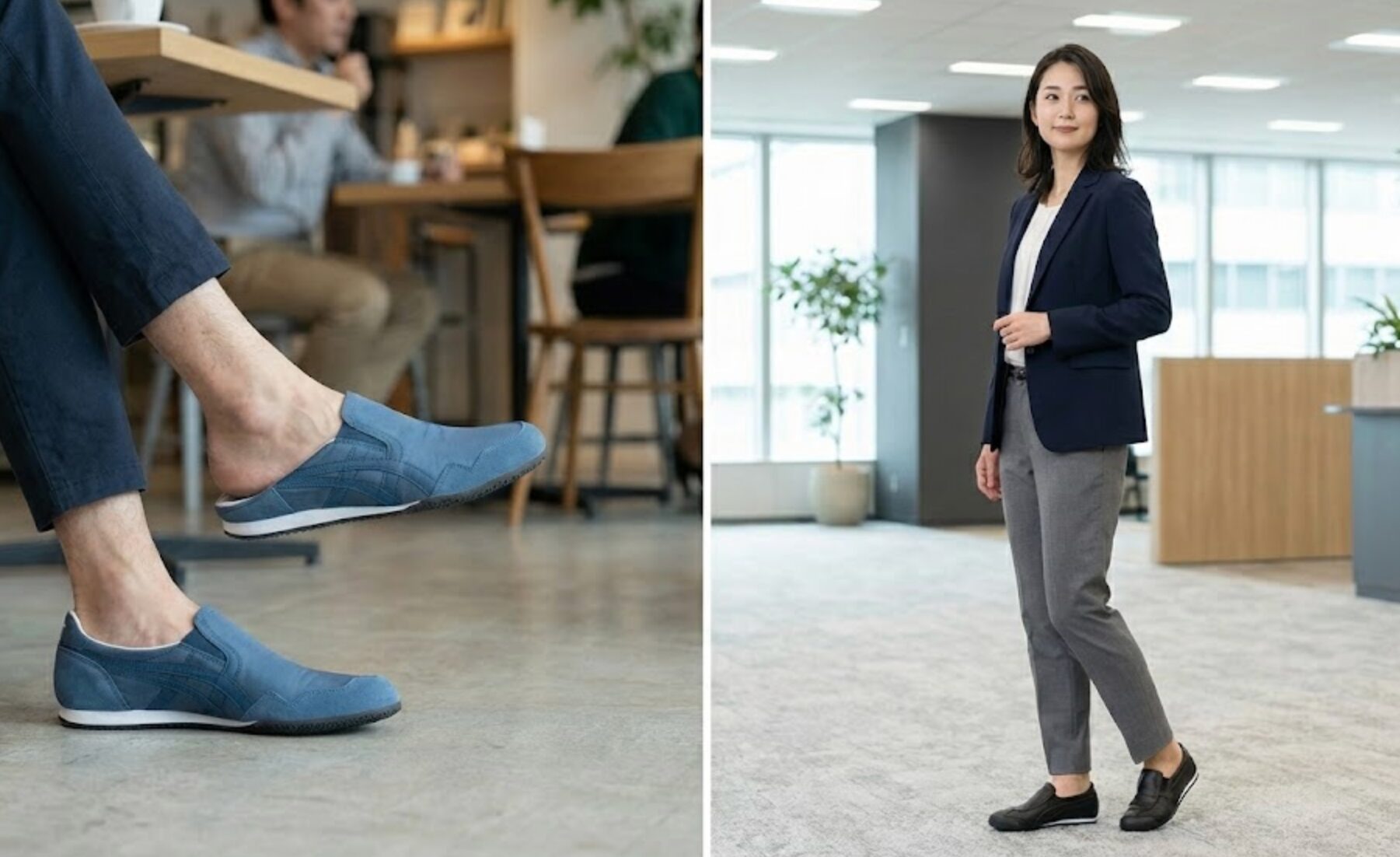 オニツカ タイガー スリッポン コーデ