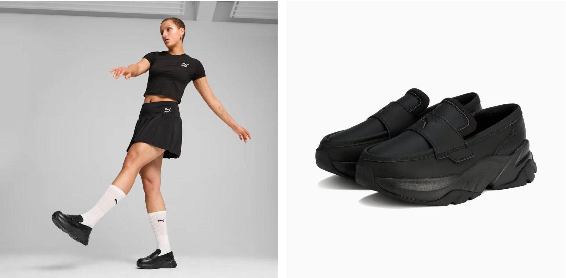 ローファーに見えるスニーカー レディース