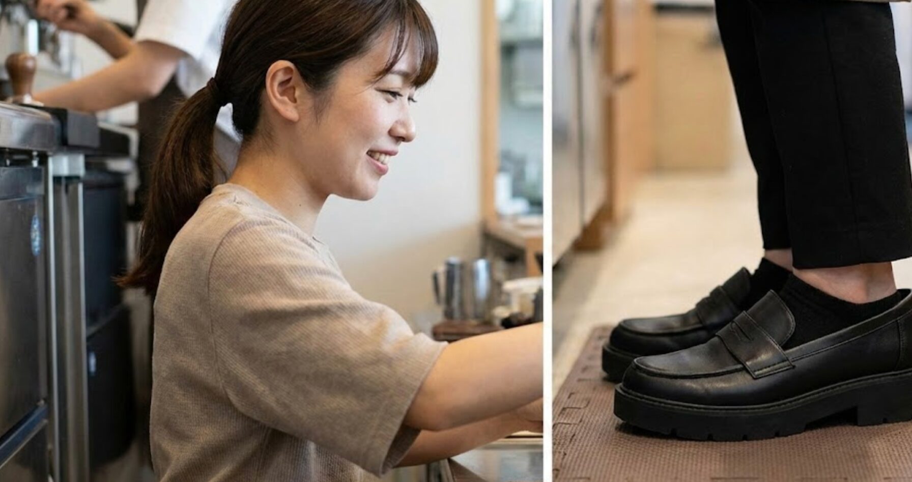 ローファーに見えるスニーカー レディース